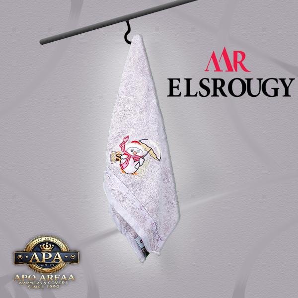 مناشف حمام فاخرة من القطن الناعم شكل كرتون بطريق