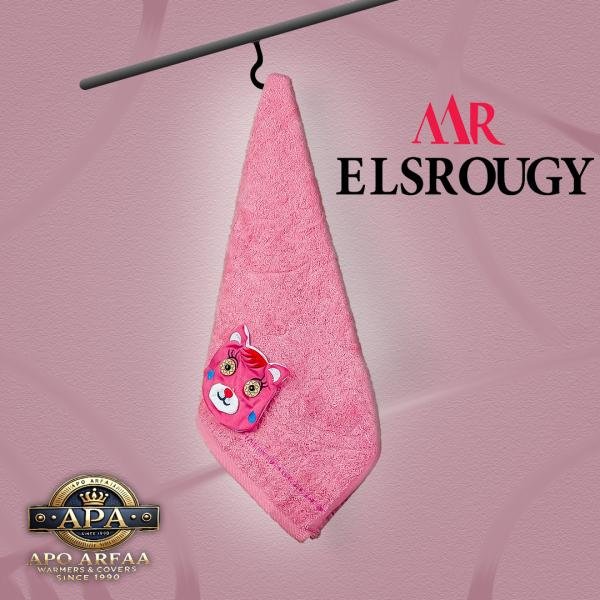 مناشف حمام فاخرة من القطن الناعم شكل كرتوني