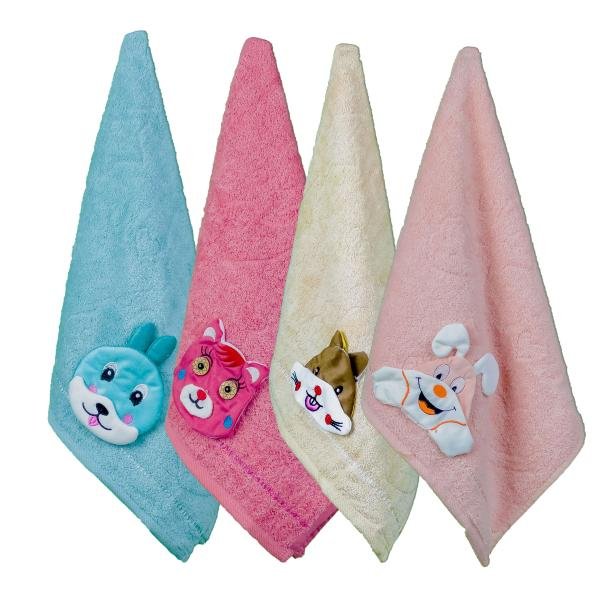 مناشف حمام فاخرة من القطن الناعم شكل كرتوني