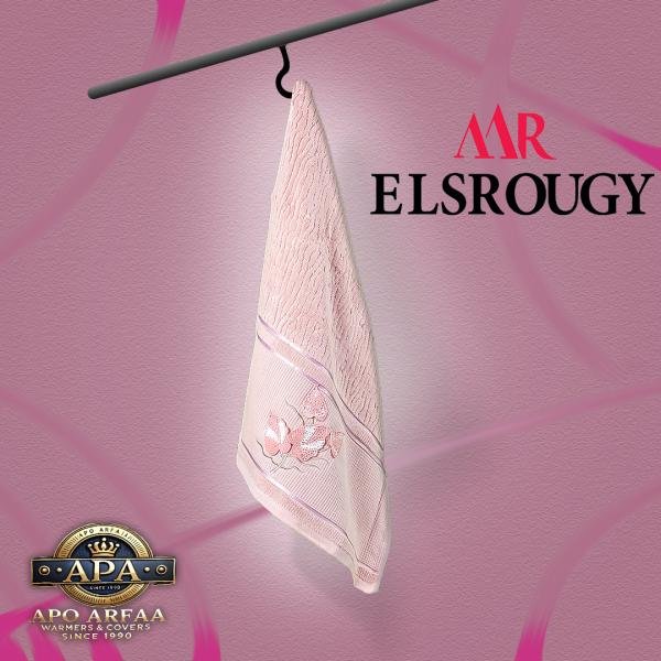 مناشف حمام فاخرة من القطن الناعم شكل ورد