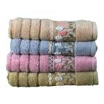 مناشف حمام فاخرة من القطن الناعم شكل ورد