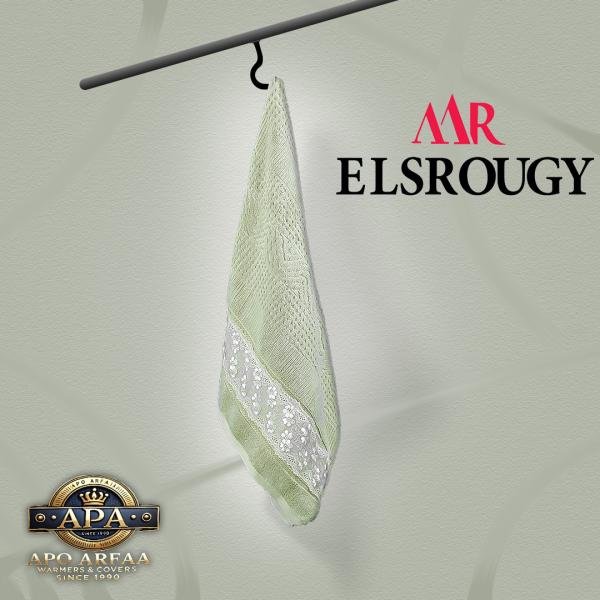 مناشف حمام فاخرة من القطن الناعم شكل ورد