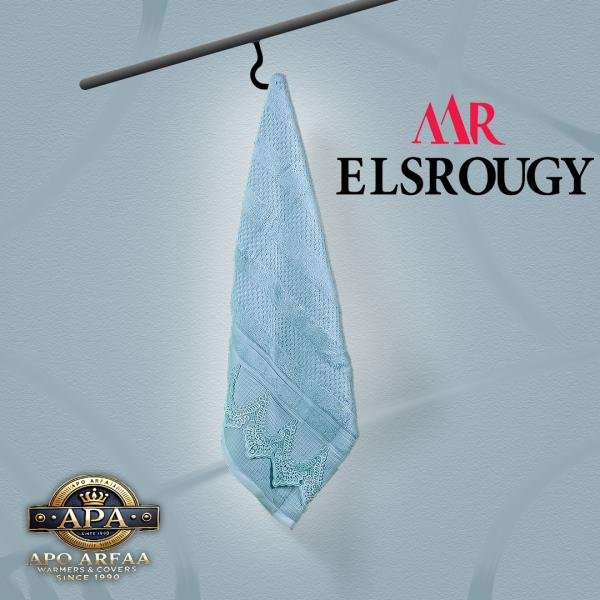 مناشف حمام فاخرة من القطن الناعم شكل مزخرف