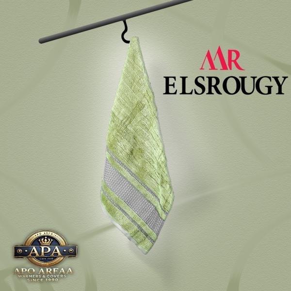 مناشف حمام فاخرة من القطن الناعم شكل مزخرف