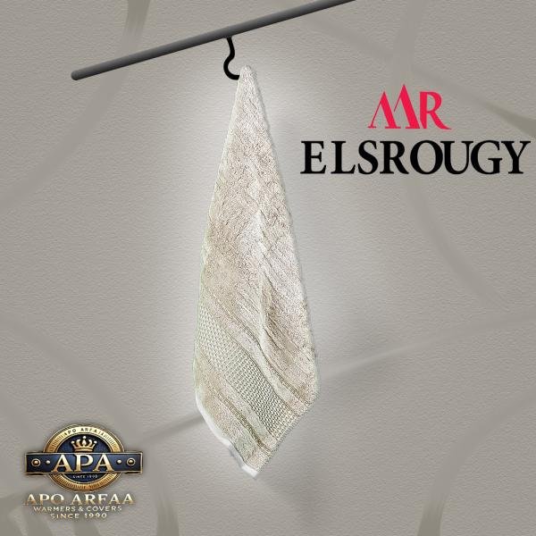 مناشف حمام فاخرة من القطن الناعم شكل مزخرف