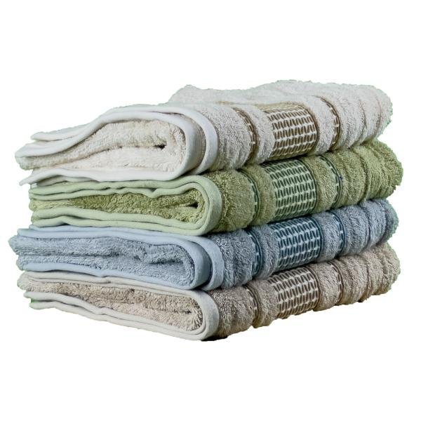 مناشف حمام فاخرة من القطن الناعم شكل مزخرف