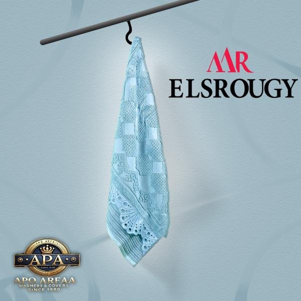 مناشف حمام فاخرة من القطن الناعم شكل مزخرف