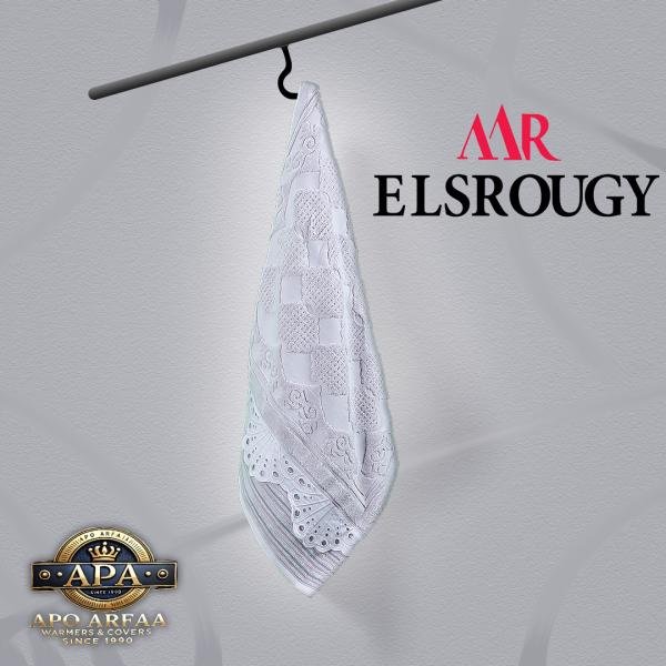 مناشف حمام فاخرة من القطن الناعم شكل مزخرف