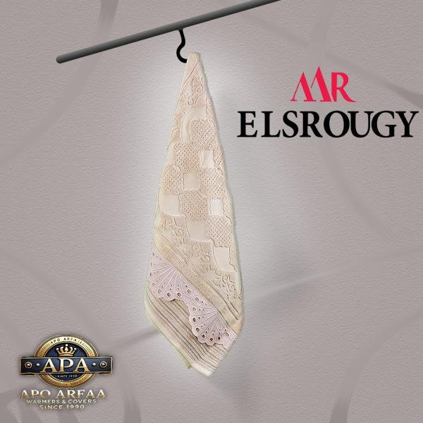 مناشف حمام فاخرة من القطن الناعم شكل مزخرف