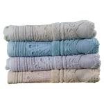 مناشف حمام فاخرة من القطن الناعم شكل مزخرف