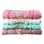 مناشف حمام فاخرة من القطن الناعم شكل ورد