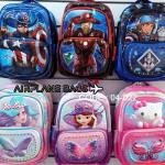 شنطة ظهر للاطفال  - شنطة مدرسية بتصميم شخصيات كرتونية ثلاثية الابعاد - خفيفة الوزن ومتينة وواسعة