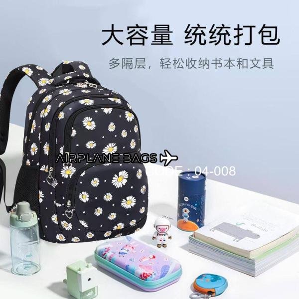 شنطة ظهر للبنات  - شنطة مدرسية - خفيفة الوزن ومتينة وواسعة