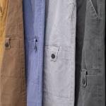 بنطلون كارجو رجالي بجيوب جانبية وخامة ناعمة مطاطة من DH Wear