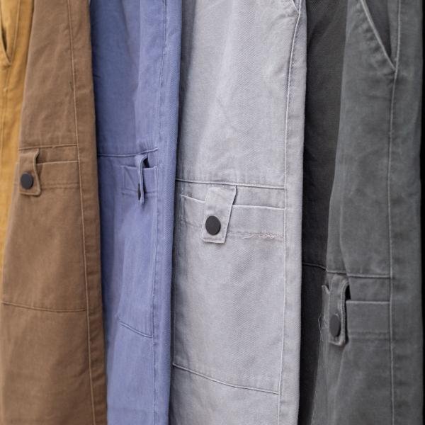 بنطلون كارجو رجالي بجيوب جانبية وخامة ناعمة مطاطة من DH Wear