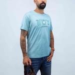 تشيرت رجالي بينيه بأكمام قصيرة وقبة دائرية