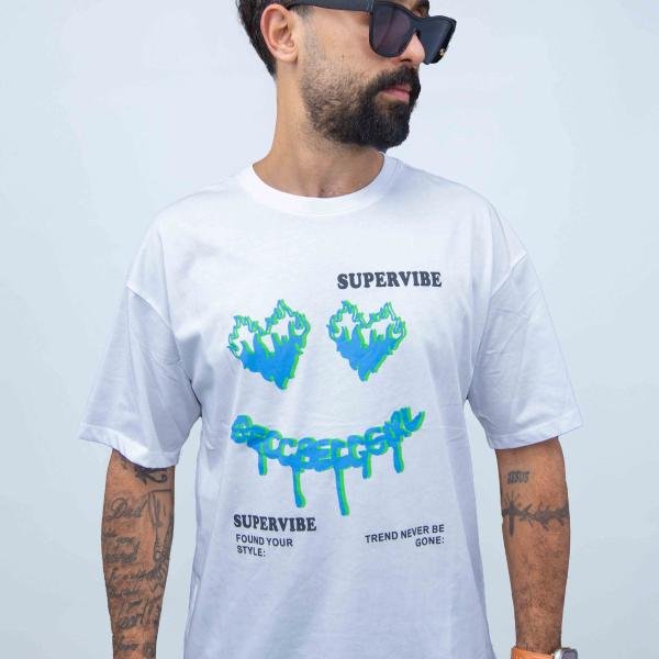 تشيرت رجالي بينيه بأكمام قصيرة وقبة دائرية