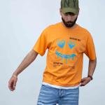 تشيرت رجالي بينيه بأكمام قصيرة وقبة دائرية