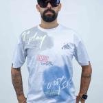 تشيرت رجالي بينيه بأكمام قصيرة وقبة دائرية