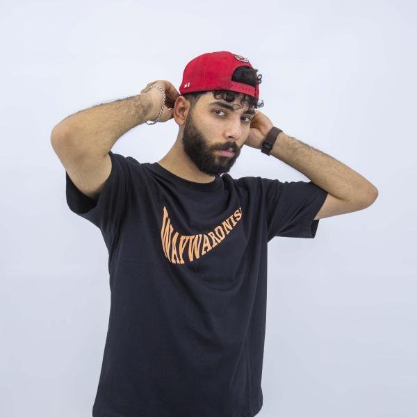 تشيرت رجالي بينيه بأكمام قصيرة وقبة دائرية