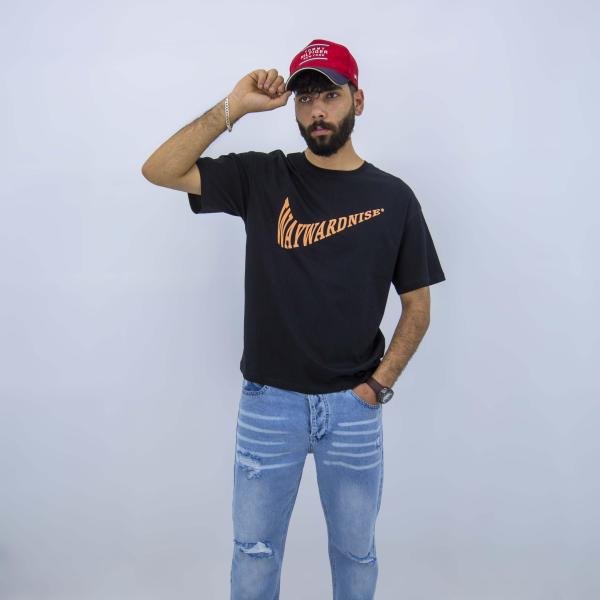 تشيرت رجالي بينيه بأكمام قصيرة وقبة دائرية