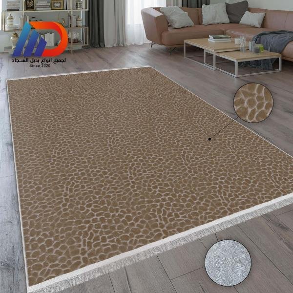 بديل سجاد وجه ناعم وضهرحبيبات مضاد للانزلاق بألوان جذابة حديثه