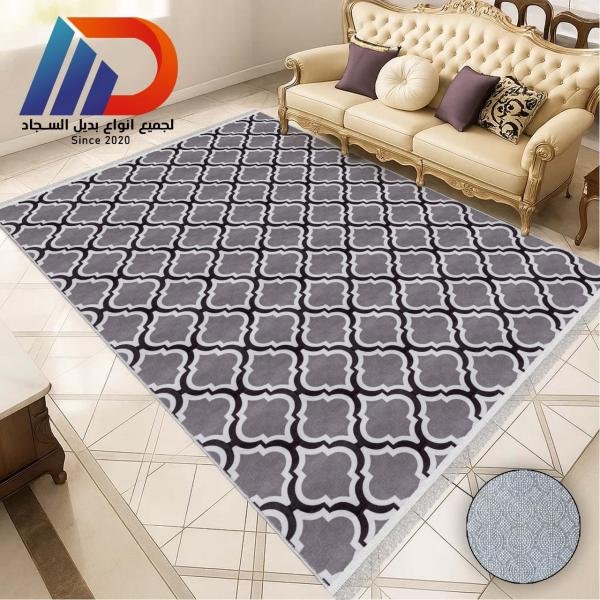 بديل سجادة - قماشة سوفت ناعمة - ظهر دوتس ضد الانزلاق