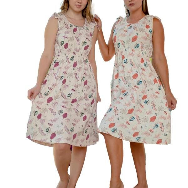 بيجامة صيفية للنساء والبنات نص كم كود K1385