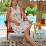 بيجامة صيفية للنساء والبنات نص كم كود K1385