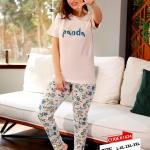 طقم بيجامة صيفي حريمي – قطن ناعمة بتصميم عصري، مريح للبيت من New Karen