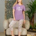 طقم بيجامة صيفي حريمي – قطن ناعمة بتصميم عصري، مريح للبيت من New Karen