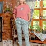 طقم بيجامة صيفي حريمي – قطن ناعمة بتصميم عصري، مريح للبيت من New Karen