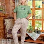 طقم بيجامة صيفي حريمي – قطن ناعمة بتصميم عصري، مريح للبيت من New Karen