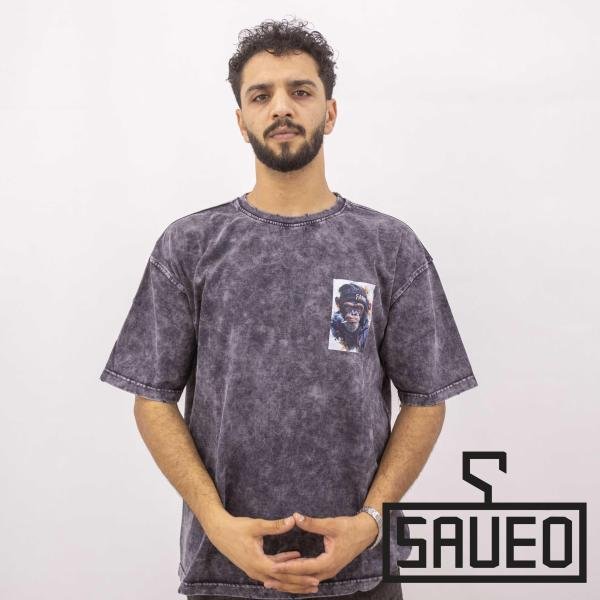 تيشيرت رجالي قطن مطبوع بتصميم مطبوع عصري – خامة مريحة وناعمة من Saveo