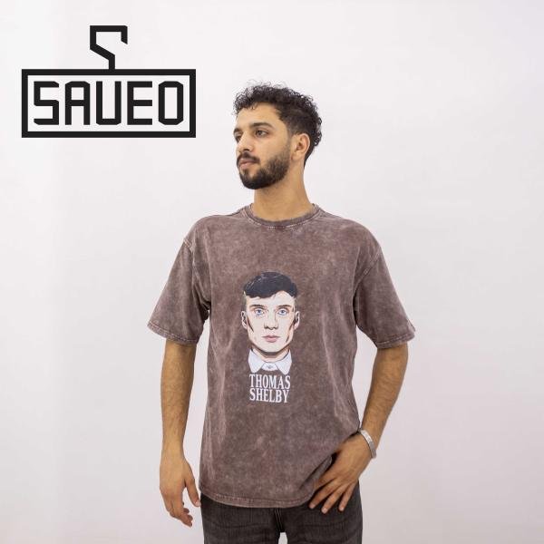 تيشيرت رجالي قطن مطبوع بتصميم مطبوع عصري – خامة مريحة وناعمة من Saveo