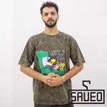 تيشيرت رجالي قطن مطبوع بتصميم مطبوع عصري – خامة مريحة وناعمة من Saveo