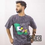 تيشيرت رجالي قطن مطبوع بتصميم مطبوع عصري – خامة مريحة وناعمة من Saveo