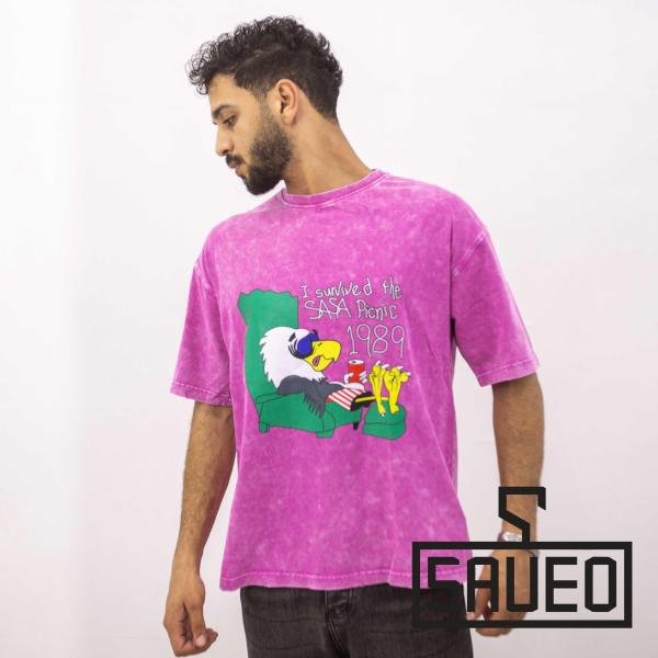 تيشيرت رجالي قطن مطبوع بتصميم مطبوع عصري – خامة مريحة وناعمة من Saveo