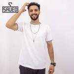 تيشرت رجالي سادة بنص كم قطن خامة ناعمة بمقاسات متعددة منSaveo