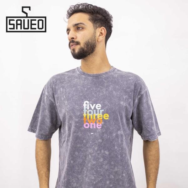 تيشيرت رجالي كاجوال قطن مطبوع  مقاسات متعددة وخامة مريحة للشباب والرجال من Saveo