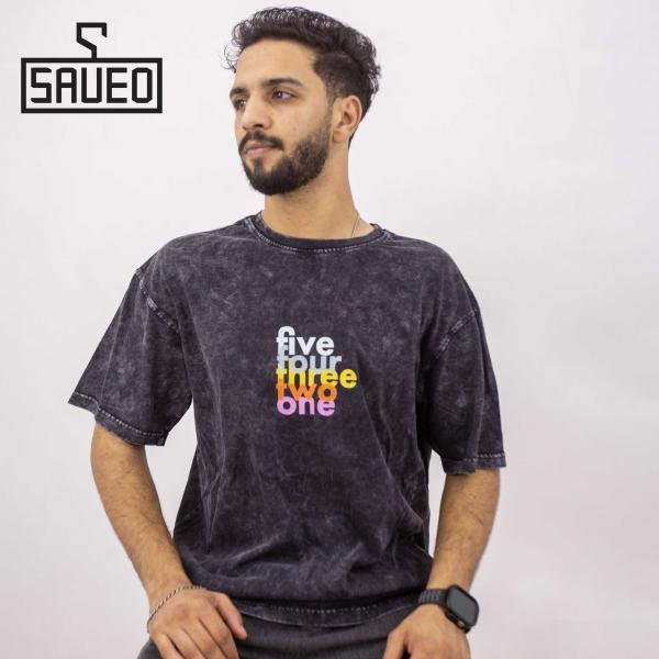 تيشيرت رجالي كاجوال قطن مطبوع  مقاسات متعددة وخامة مريحة للشباب والرجال من Saveo