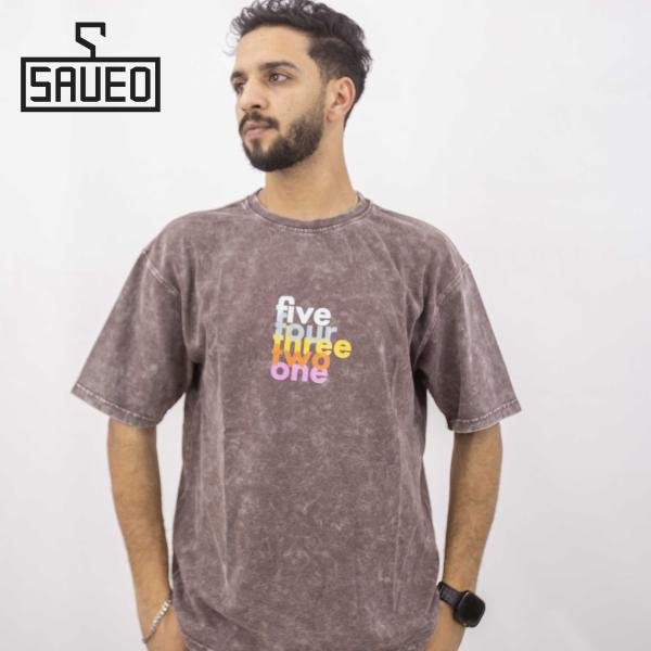 تيشيرت رجالي كاجوال قطن مطبوع  مقاسات متعددة وخامة مريحة للشباب والرجال من Saveo