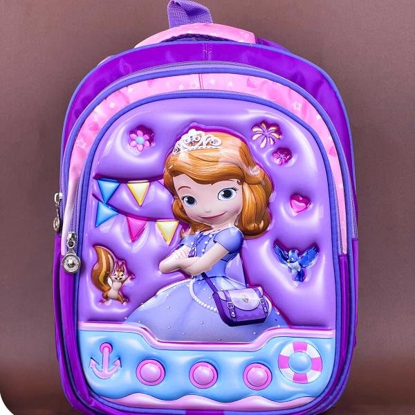 شنطة ظهر مستورد – 3 حاجز – 6 رسومات منSila