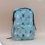 شنطة ظهر مشجره 6 رسومات 6 لون 2 حاجذ مقاس 18