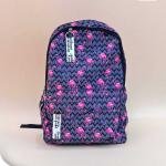 شنطة ظهر مشجره 6 رسومات 6 لون 2 حاجذ مقاس 18