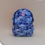 شنطة ظهر مشجره 6 رسومات 6 لون 2 حاجذ مقاس 18