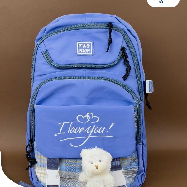 شنطة ظهر مدرسية مع دبدوب من Sila