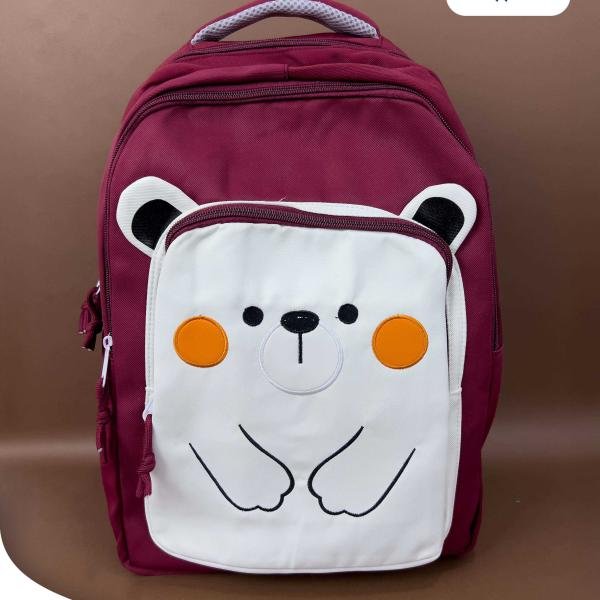 شنطة ظهر مدرسية للاطفال برسمة الدبدوب من Sila