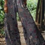 بنطلون فسكوز مشجر رجل الفيل