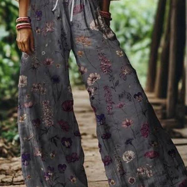 بنطلون فسكوز مشجر رجل الفيل